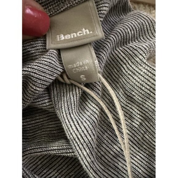 Bench Womens Black/White Stripes Short Sleeve T-Shirt Dress Size Small Pull Over - Picture 10 of 14